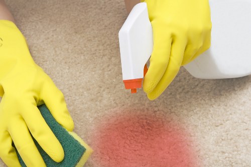 Professional office cleaning service in a Marylebone workspace