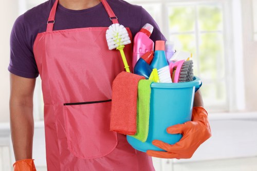 Professional oven cleaning service in a Marylebone kitchen