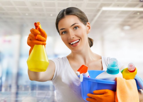 Cleaning booking and scheduling details on a clipboard