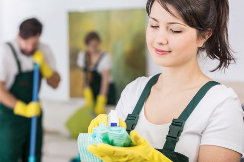 Shared office kitchen and washroom cleaning in Marylebone