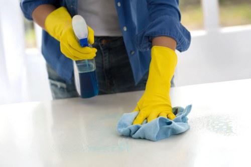 Thorough kitchen and bathroom turnover cleaning in a Marylebone short-let